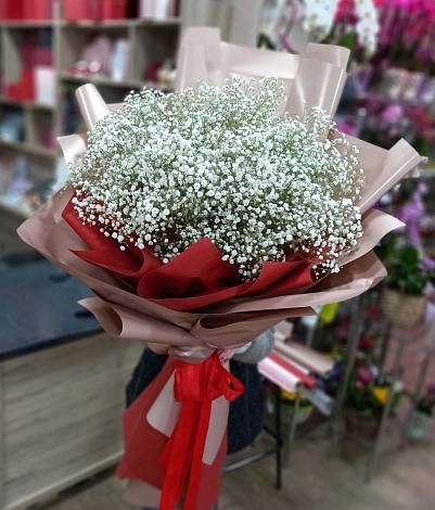 Букет цветов из: Гипсофила в Бережки