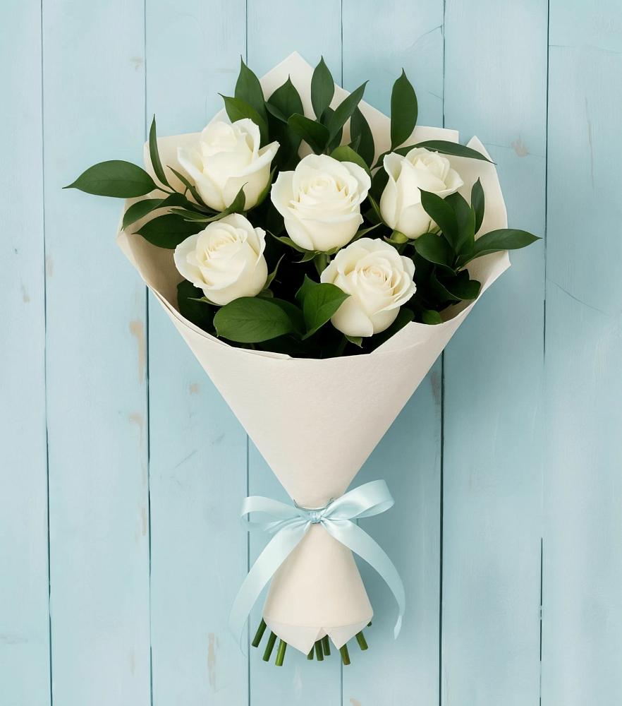 Букет цветов из: Розы в Бережки