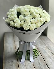 Букет 35 Белых роз в Бережки
