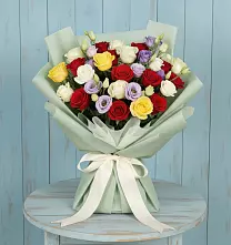 Букет цветов из:  Розы #REPLACE_PRED# Бережки