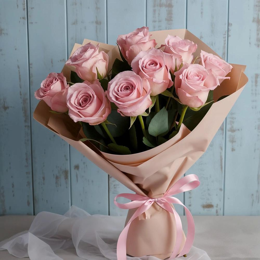 Букет цветов из: Розы в Бережки