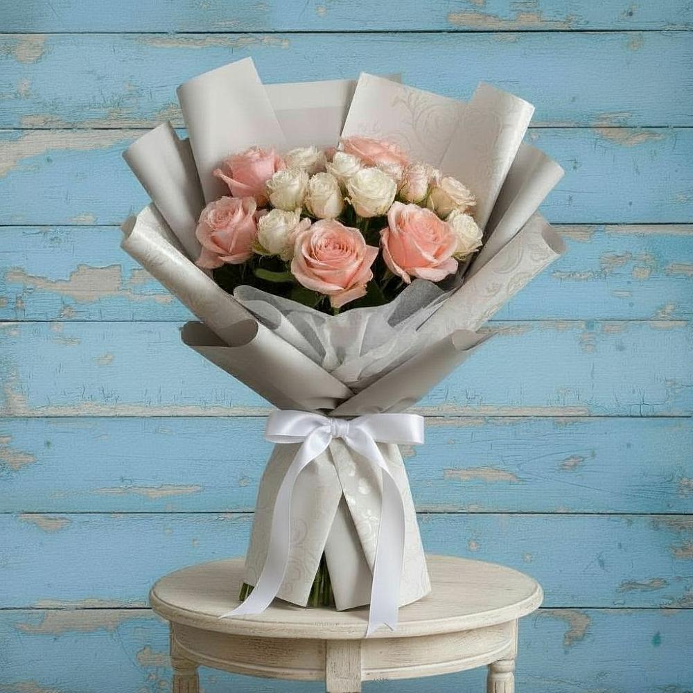 Букет цветов из: Розы в Бережки