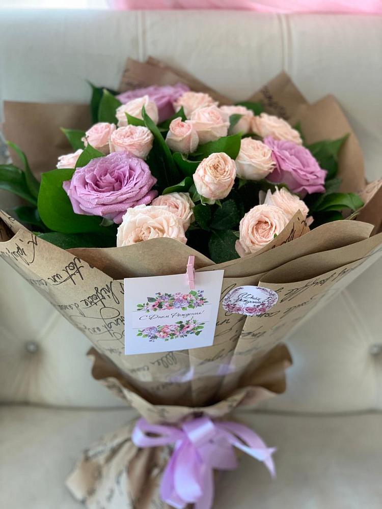 Букет цветов из: Розы в Бережки