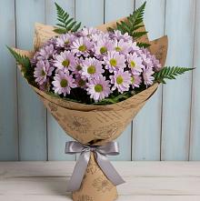 Букет цветов из:  Хризантемы #REPLACE_PRED# Бережки