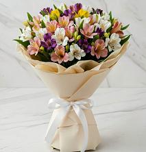 Букет цветов из:  Альстромерии в Бережки
