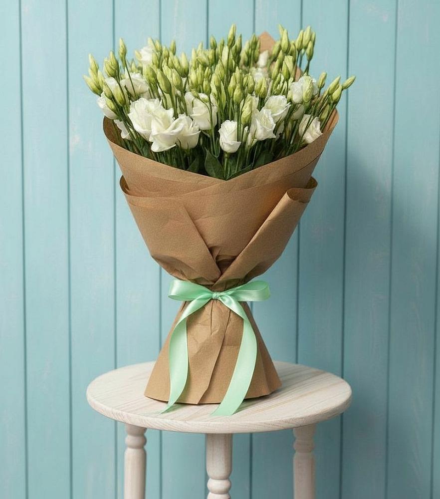 Букет цветов из: Лизиантусы в Бережки