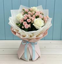 Букет цветов из:  Розы в Бережки