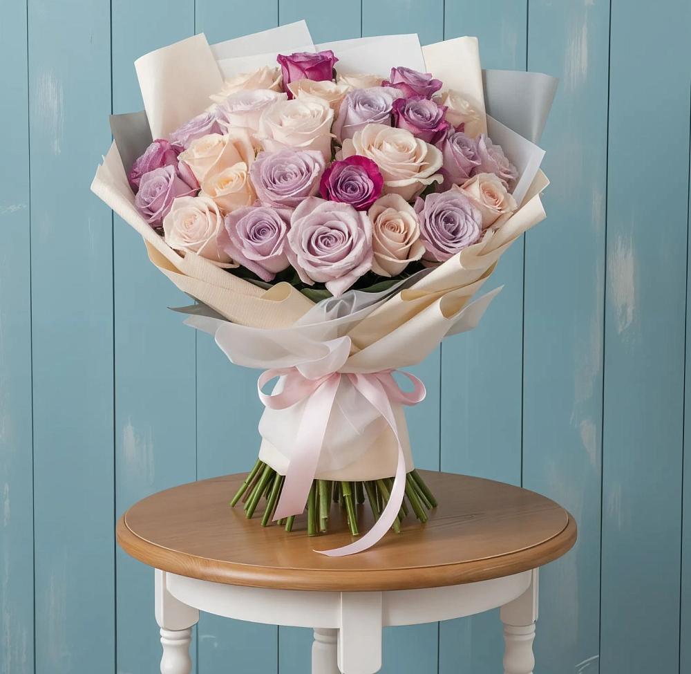 Букет цветов из: Розы в Бережки