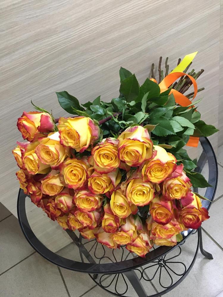 Букет Желтые розы в Бережки