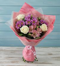 Букет цветов из:  Герберы в Бережки