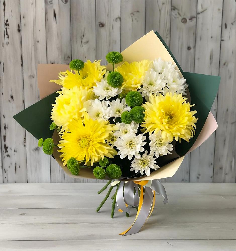 Букет цветов из: Хризантемы в Бережки