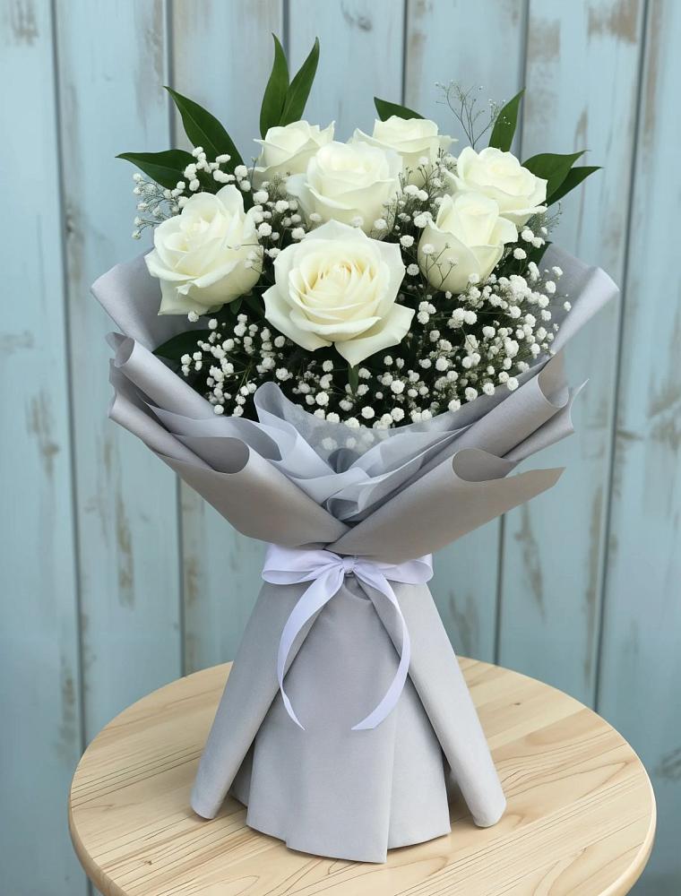 Букет цветов из: Розы в Бережки