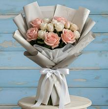 Букет цветов из:  Розы #REPLACE_PRED# Бережки