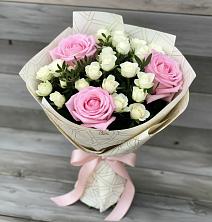 Букет цветов из:  Розы в Бережки