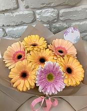 Букет цветов из:  Герберы в Бережки