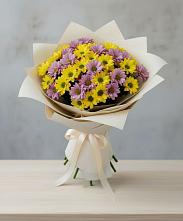 Букет цветов из:  Хризантемы в Бережки