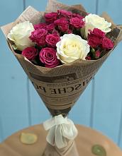 Букет цветов из:  Розы в Бережки