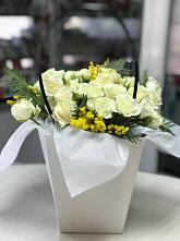 Цветочная композиция из Розы  в Бережки