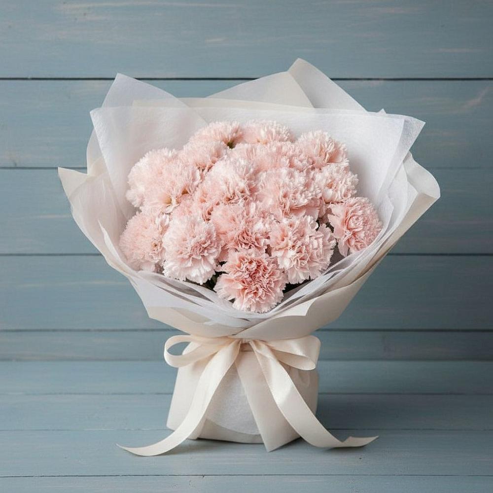 Букет цветов из: Гвоздики в Бережки