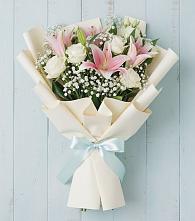 Букет цветов из:  Лилии #REPLACE_PRED# Бережки