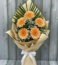 Букет цветов из:  Герберы в Бережки