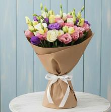 Букет цветов из:  Лизиантусы в Бережки