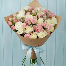 Букет цветов из:  Розы в Бережки